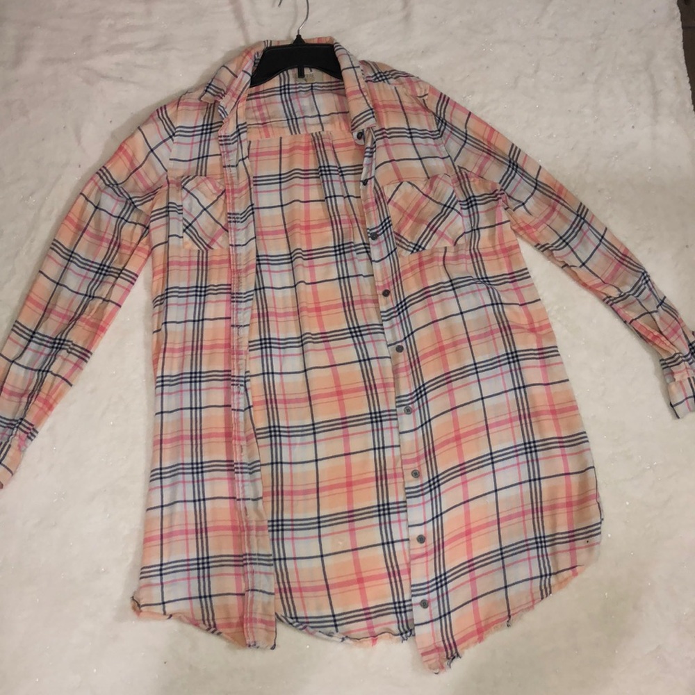 A buttoned shirt/dress